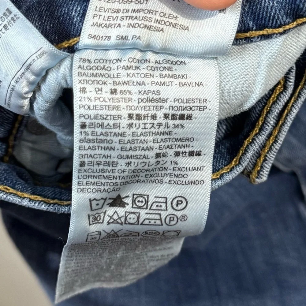 Levi's | Men's Classic Blue Denim Jeans Straight Leg Size 38X30